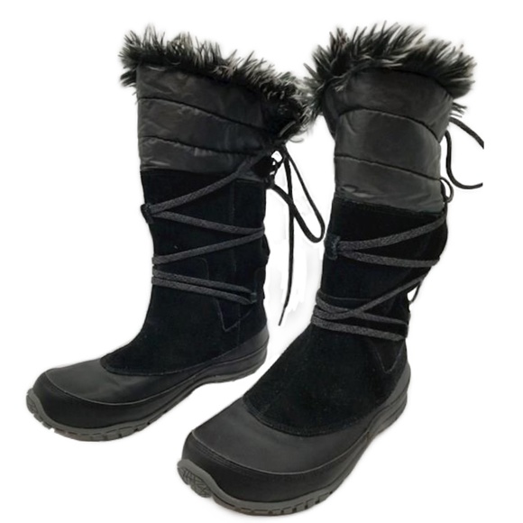 The North Face Black Jozie Purna Winter Boots, Sz 9 - Picture 2 of 14